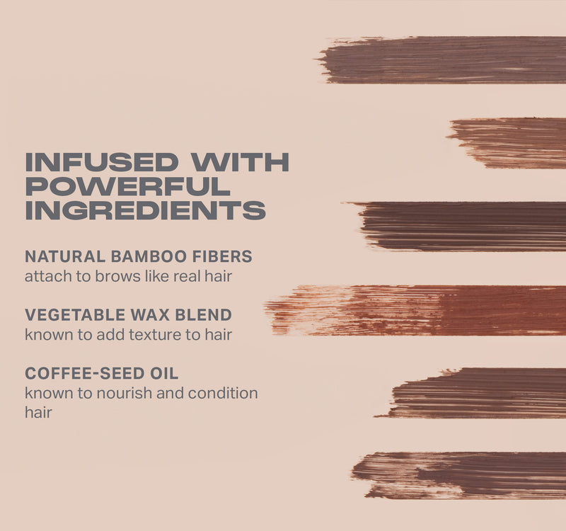 Brow Tease Fiber-Infused Volumizing Mousse - Almond - Image 6 out of 11